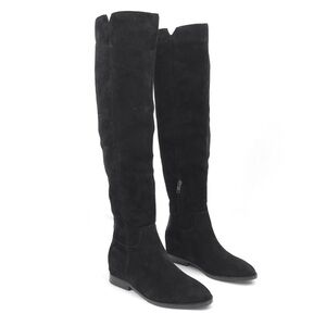 Ash Tall Jess Suede Over-the-Knee Boots in Black size 38 US 7.5-8